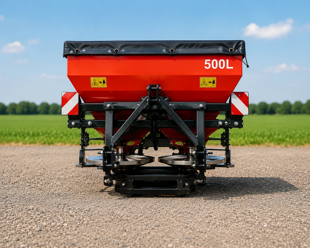 Épandeur d'engrais 500 L · matériel agricole AgriSpray Afrique