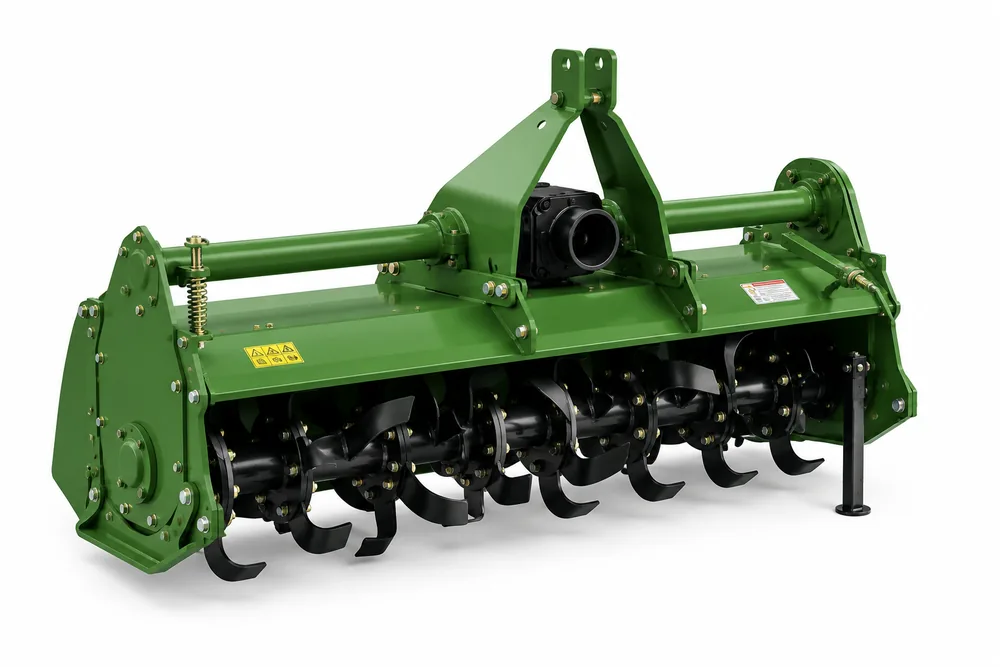 Rotavator 36 lames · matériel agricole AgriSpray Afrique