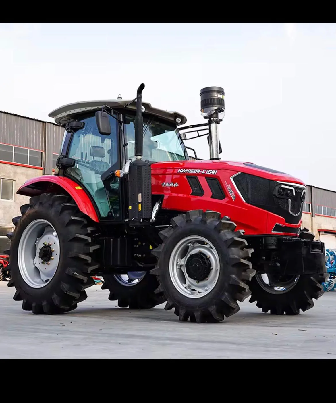 Tracteur HWH1604-C série rouge — tracteur agricole Congo RDC haute puissance